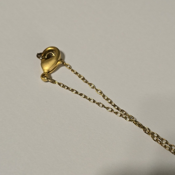 Natalie Borton horseshoe charm necklace gold tone - Picture 4 of 13